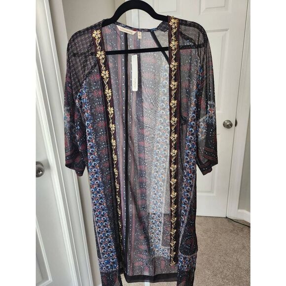 Soft Surroundings Tops - Soft Surroundings Beaded and Embroidered Kimono